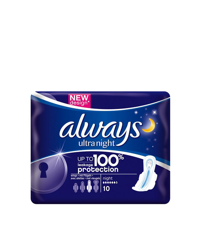 Прокладки жен Always Ultra Night (packet) x10 (4015400403302)