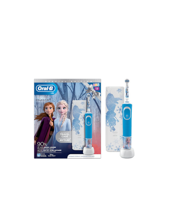 Oral-B Ηλεκτρική Οδοντόβουρτσα Vitality σε Χρώμα Frozen 2 & Travel Case για 3+ χρονών
