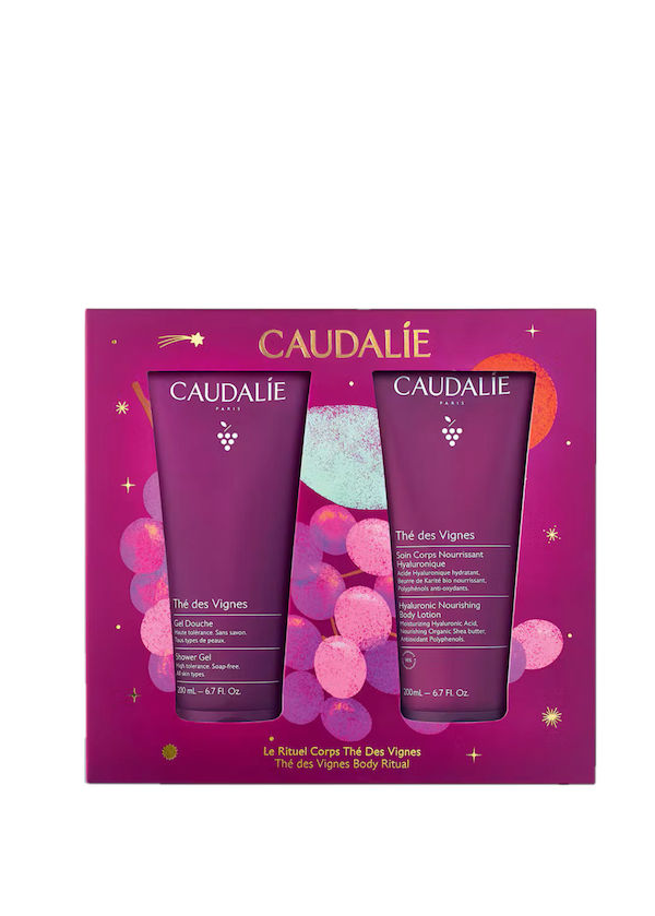 Caudalie Xmas Promo The des Vignes Body Ritual με Shower Gel Αφρόλουτρο Σώματος για Όλους τους Τύπους Επιδερμίδας, 200ml & Hyaluronic Nourishing Body Lotion Ενυδατική Λοσιόν Σώματο