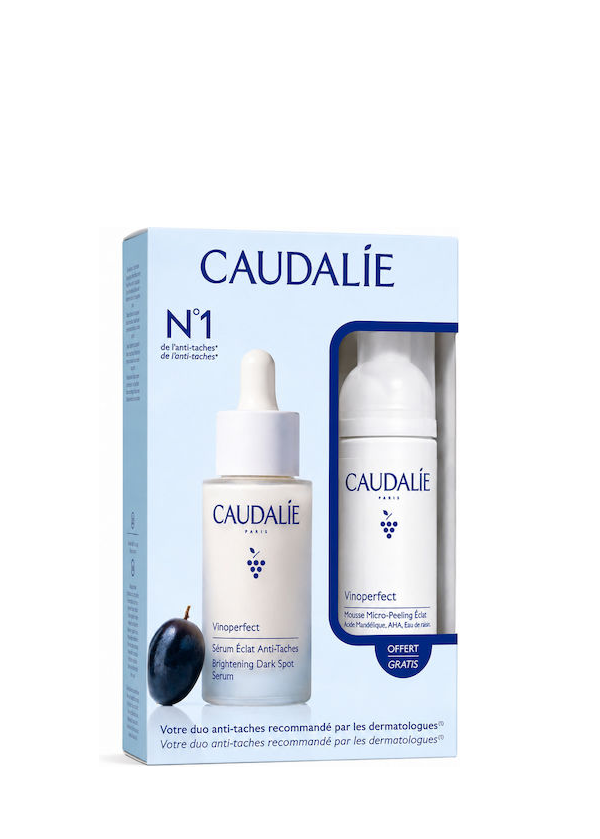 Caudalie Vinoperfect Brightening Dark Spot Serum 30ml & ΔΩΡΟ Vinoperfect Brightening Micropeel Foam 50ml