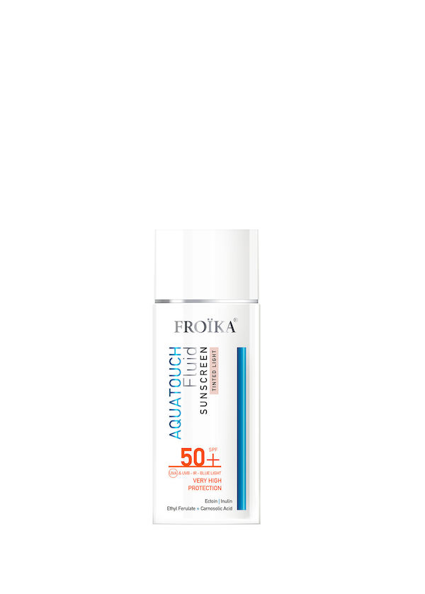 Froika Aquatouch Fluid Sunscreen Αντηλιακό Προσώπου με Χρώμα Tinted Light SPF50+, 50ml