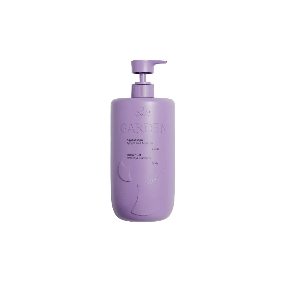 Garden Shower Gel Αφρόλουτρο με Αρωμα Almond & Blueberry1lt