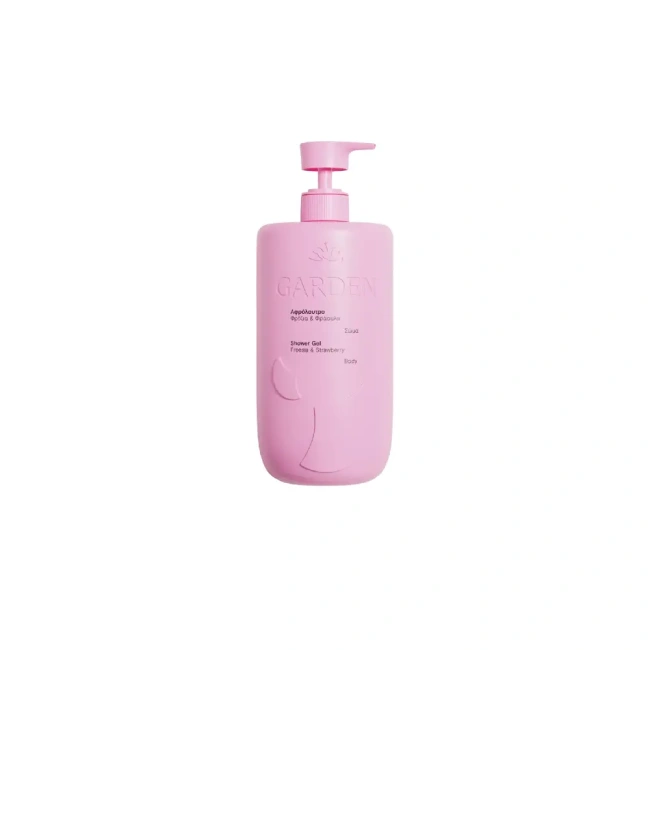 Garden Shower Gel Αφρόλουτρο με Αρωμα Freesia & Strawberry 1 LT