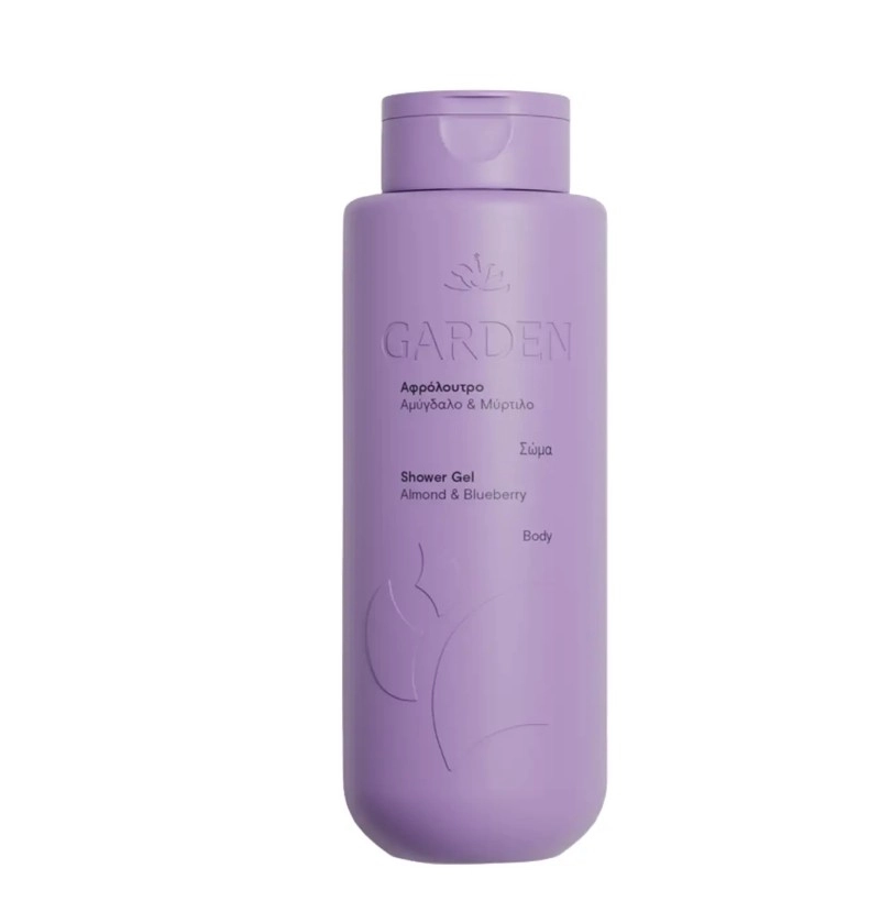 Garden Shower Gel Almond & Blueberry Αφρόλουτρο Αμύγδαλο & Μύρτιλο 400ml