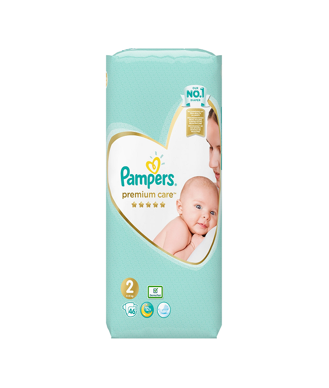 Pampers Premium Care Νο 2 (4-8kg) 46τμχ